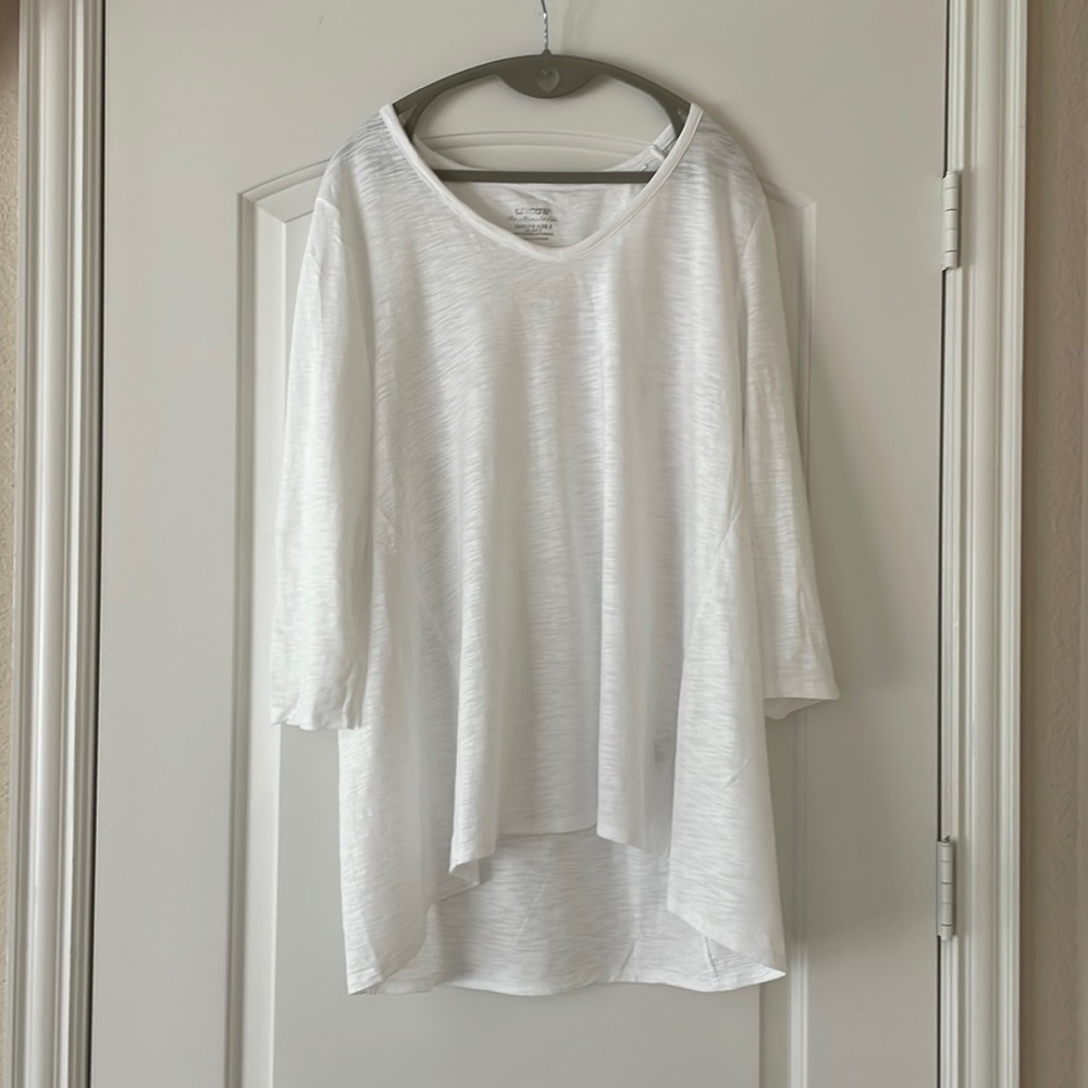 Chico’s 3/4 Sleeve Sub T-shirt